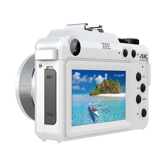 3-Inch Display Digital Camera Dual Front And Rear Cameras 48MP, 18x Digital Zoom 4K HD Camcorder