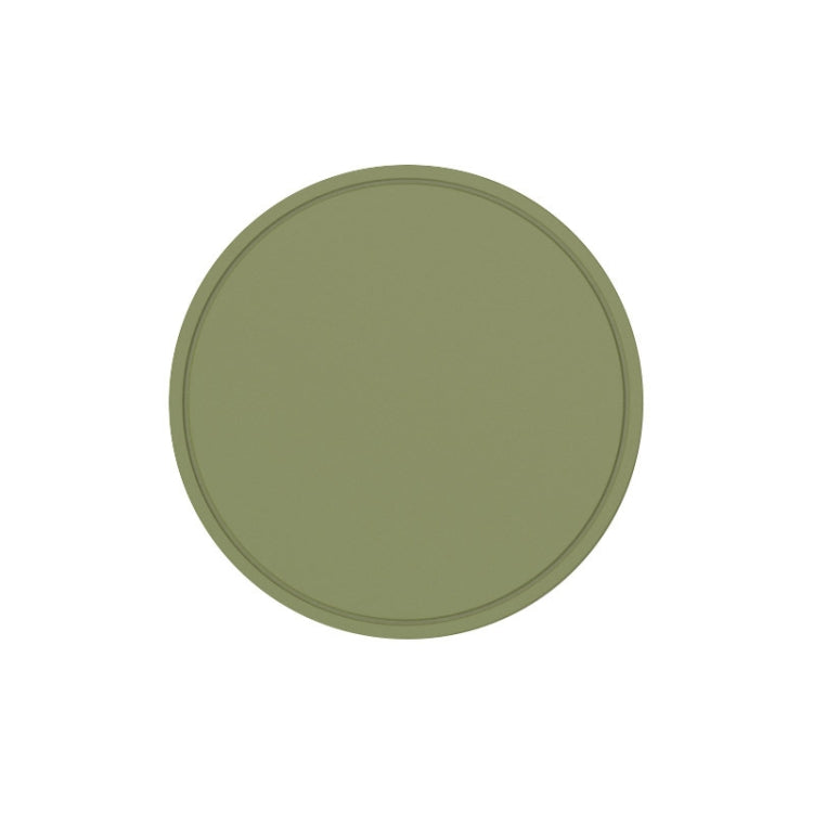 Household Round Heat Insulating Mats Kitchen High Temperature Resistant Silicone Pad, Bowl Pad Brown, Bowl Pad White, Bowl Pad Green, Pot Pad Brown, Pot Pad White, Pot Pad Green