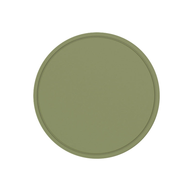 Household Round Heat Insulating Mats Kitchen High Temperature Resistant Silicone Pad, Bowl Pad Brown, Bowl Pad White, Bowl Pad Green, Pot Pad Brown, Pot Pad White, Pot Pad Green