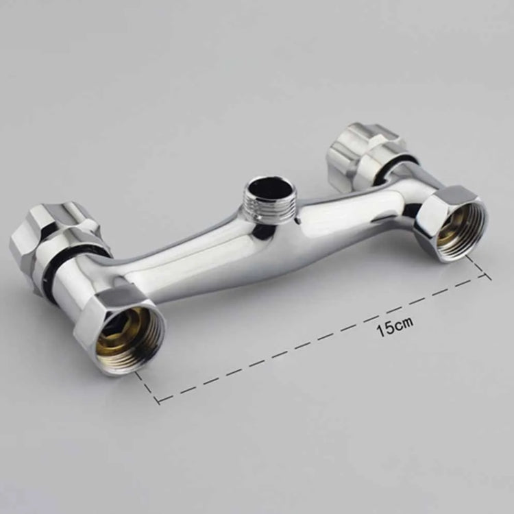 In-wall Dual Control Hot And Cold Water Faucet Bathroom Mixer Valve Shower Faucet, With Corner