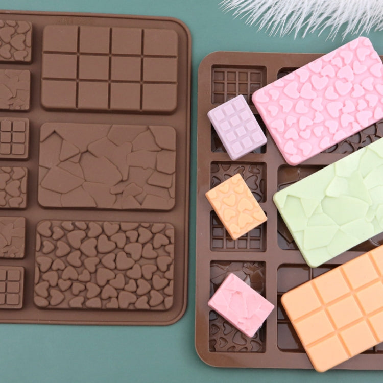 9 Grids Silicone Baking Chocolate Mold Cake DIY Fondant Mould, 9 Grids Chocolate