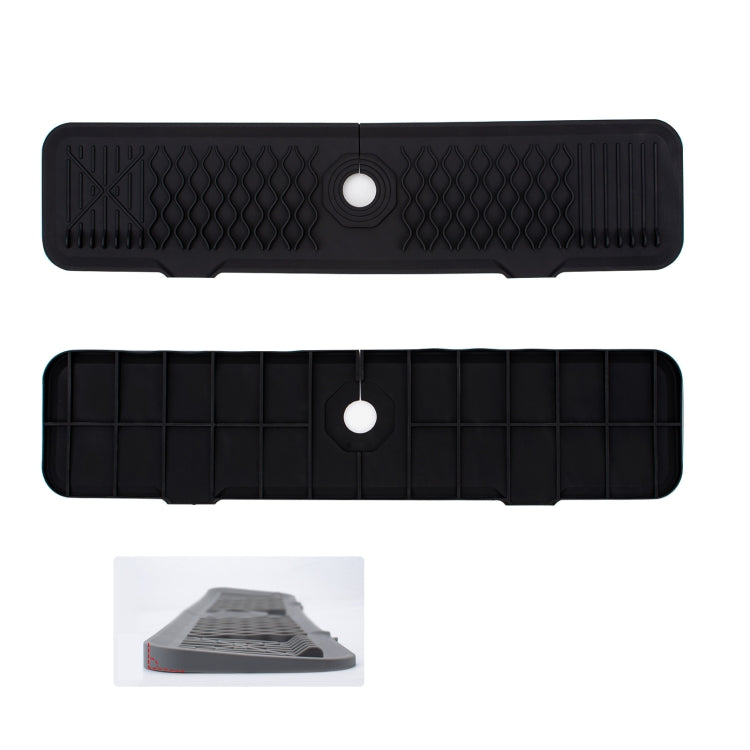 Slope Silicone Faucet Drain Pad Splash-proof Sink Faucet Mat
