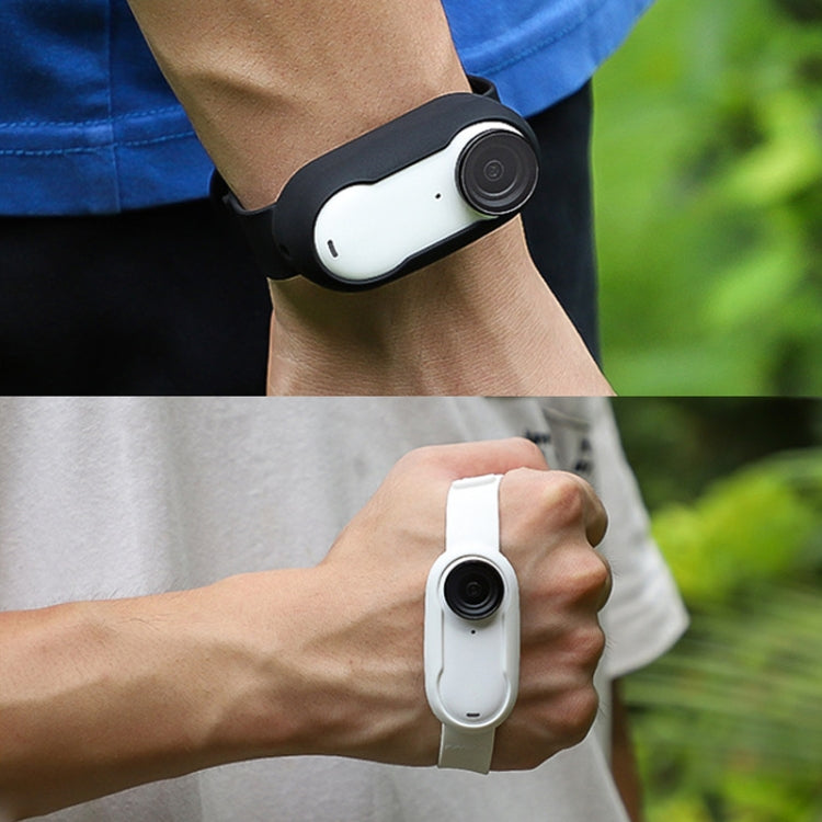 For Insta360 GO 3 / 3S Sunnylife IST-Q9335 Camera Silicone Case Wristband Bicycle Strap Expanding Accessories
