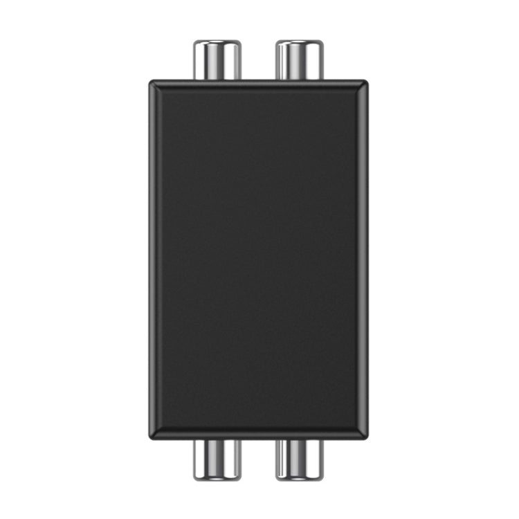 RCA Audio Ground Loop Isolator Anti-Interference Noise Reducer Eliminate Current Sound Bluetooth Receiver