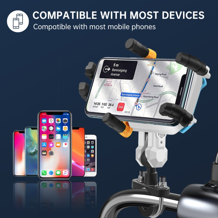 Colorful Motorcycle Shock-absorbing Navigation Mobile Phone Holder