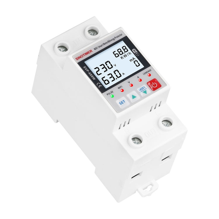 TUYA APP WiFi Smart Circuit Breaker Over Under Voltage Protector