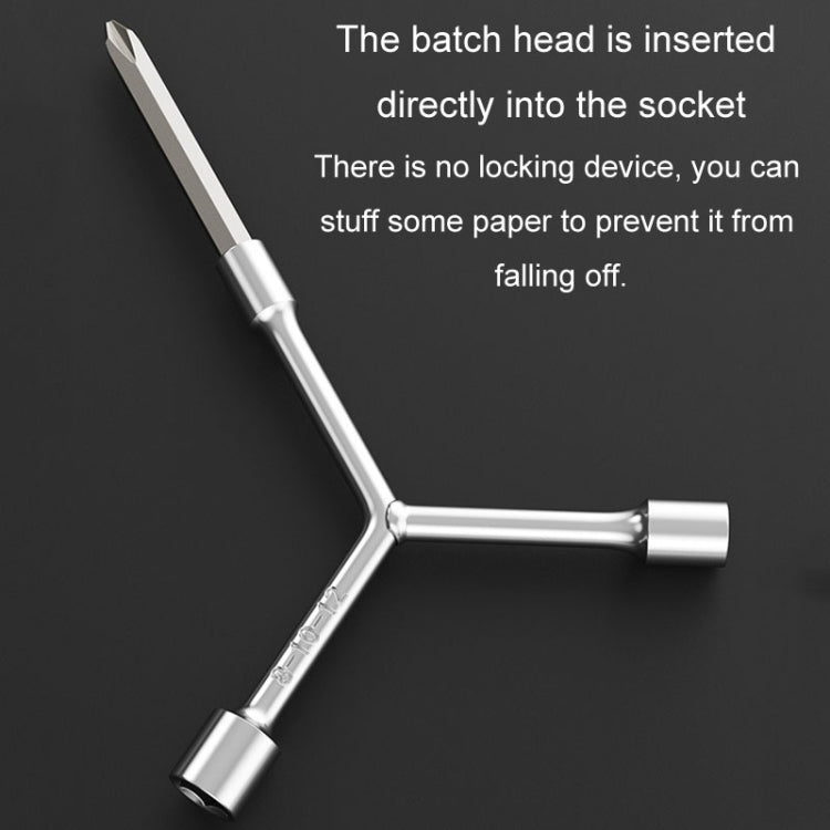 Boiler Washing Machine Disassembly Cleaning Repair Tools Multifunctional Screwdriver Trident Wrench, 5pcs/Set
