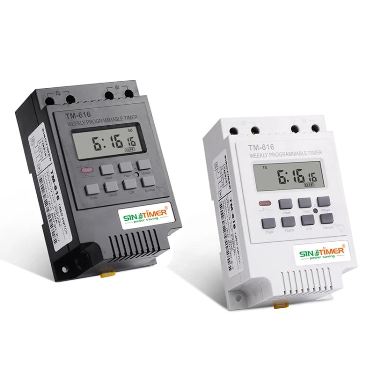 30A Weekly Programmable Digital Timer Switch Relay Control