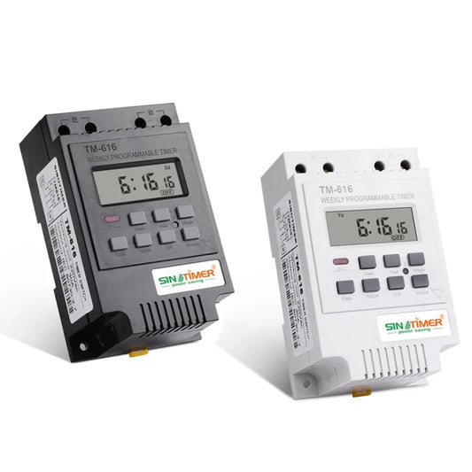 30A Weekly Programmable Digital Timer Switch Relay Control