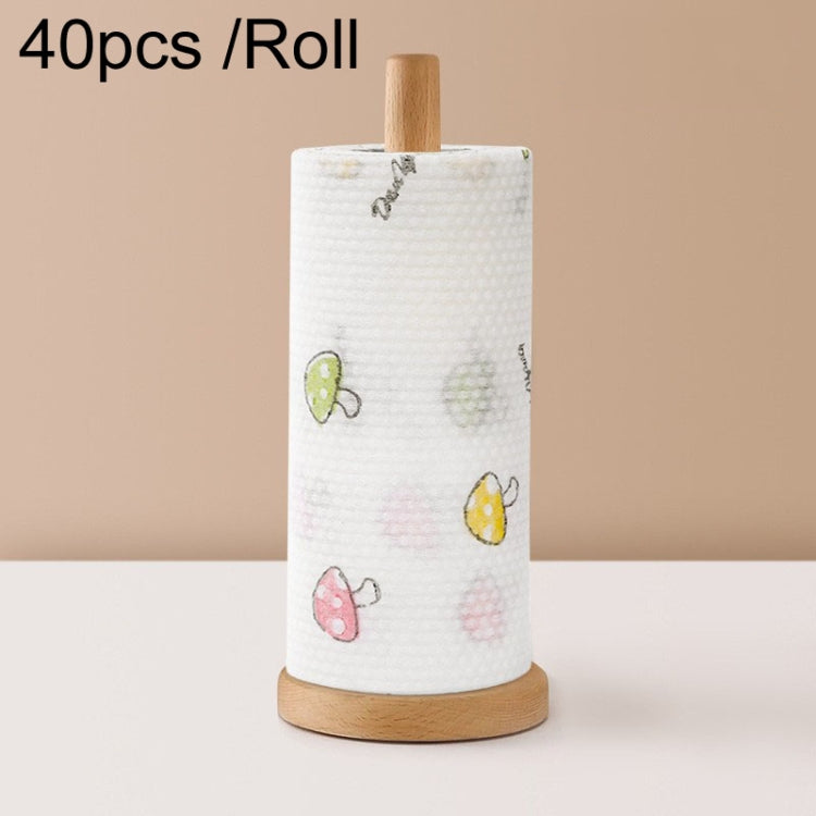 Thickened Disposable Dishwashing Cloth Rag Wet And Dry Oil-absorbing Kitchen Paper, 25pcs /Roll, 40pcs /Roll, 70pcs /Roll, 88pcs /Roll, 98pcs /Roll