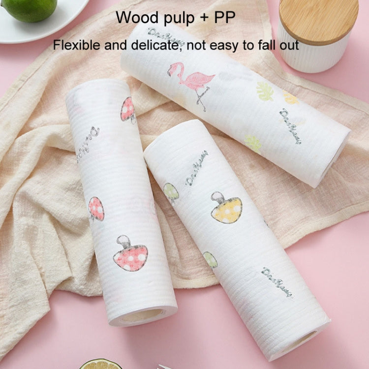 Thickened Disposable Dishwashing Cloth Rag Wet And Dry Oil-absorbing Kitchen Paper, 25pcs /Roll, 40pcs /Roll, 70pcs /Roll, 88pcs /Roll, 98pcs /Roll