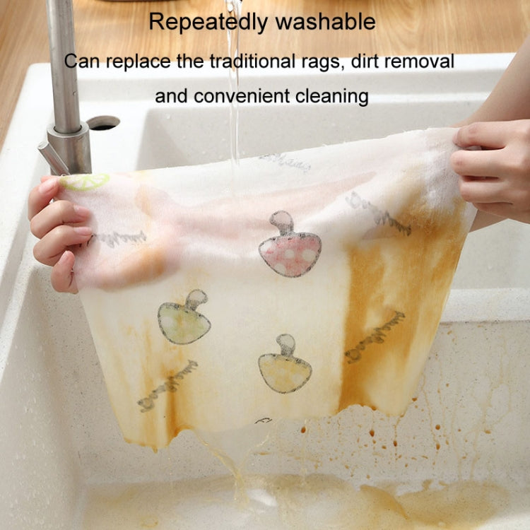 Thickened Disposable Dishwashing Cloth Rag Wet And Dry Oil-absorbing Kitchen Paper, 25pcs /Roll, 40pcs /Roll, 70pcs /Roll, 88pcs /Roll, 98pcs /Roll