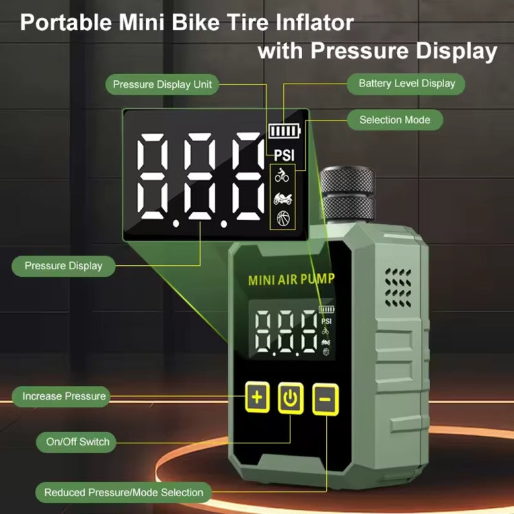 Mini Electric Smart Air Pump for Outdoor Cycling