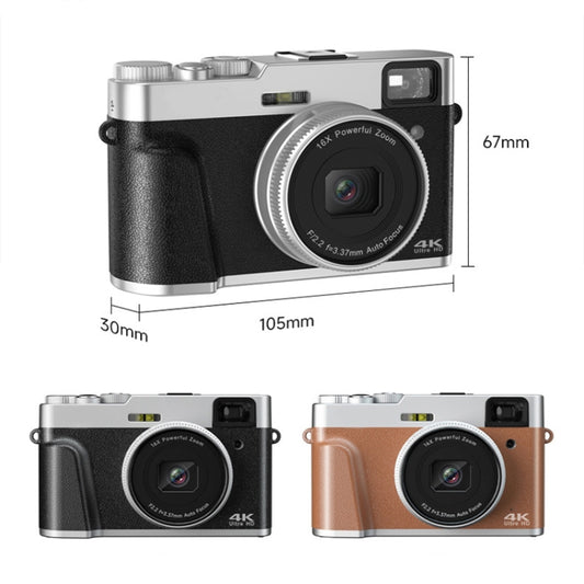 DC202L 2.8-Inch 4K HD 16X Zoom Photography Digital Camera Home SLR Camera