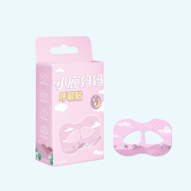 30pcs /Box Fawnmum Mouth Breathing Patch Night Stop Snoring Patch Anti-Snoring Closed Mouth Patch, Children Purple, Children Blue, Adult Pink, Adult Blue