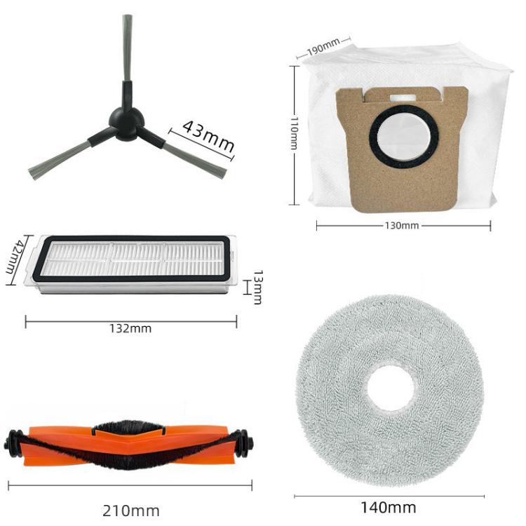 For Xiaomi Robot Vacuum X20 Max Parts Accessories, 13 In 1, 17 In 1, 21 In 1, 30 In 1, 42 In 1