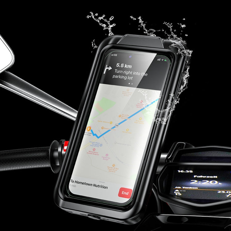 kewig Motorcycle Waterproof Box Outdoor Cycling Mobile Phone Holder