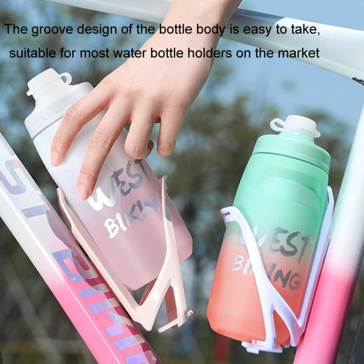 WEST BIKING 620ML Bicycle Water Bottle Portable Outdoor Cycling Water Cup