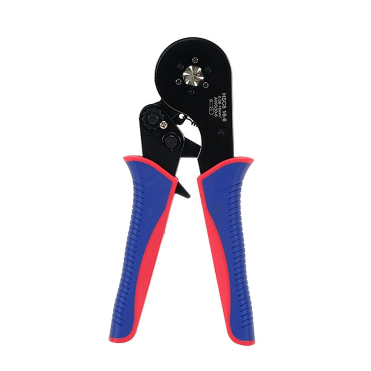 Wire Tube Type European Terminal Crimping Pliers, HCS8 16-6 Blue, HCS8 16-6 Blue Red, HCS8 16-6 Red Black