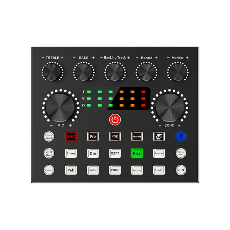 V8S Audio Mixer Live Voice Changer External Sound Card