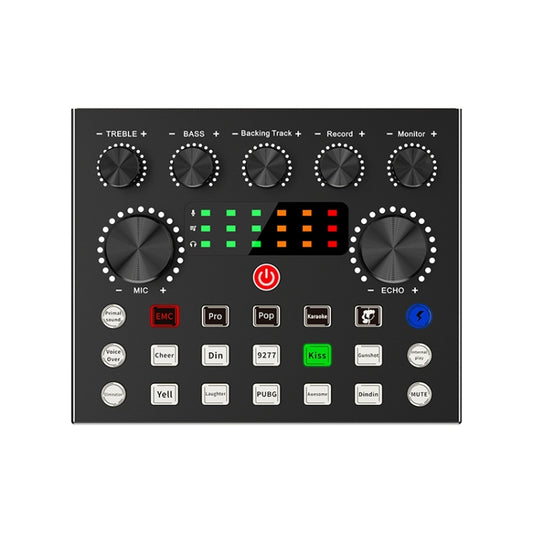 V8S Audio Mixer Live Voice Changer External Sound Card