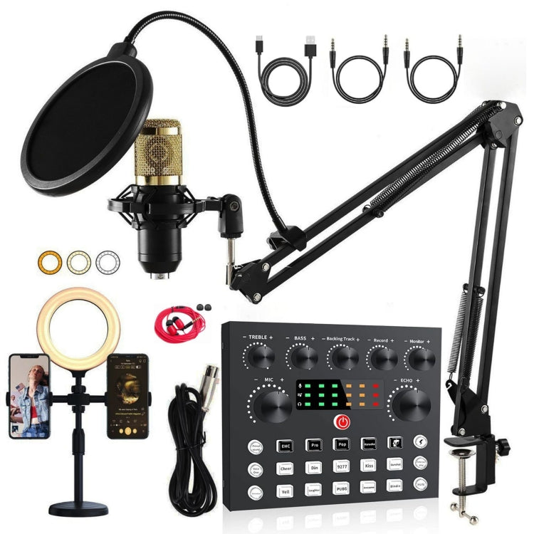 V8S Audio Mixer Live Voice Changer External Sound Card