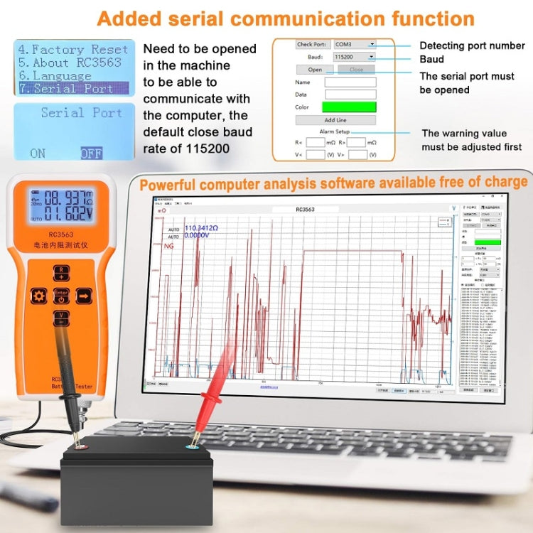 High-Precision Battery Voltage Internal Resistance Tester