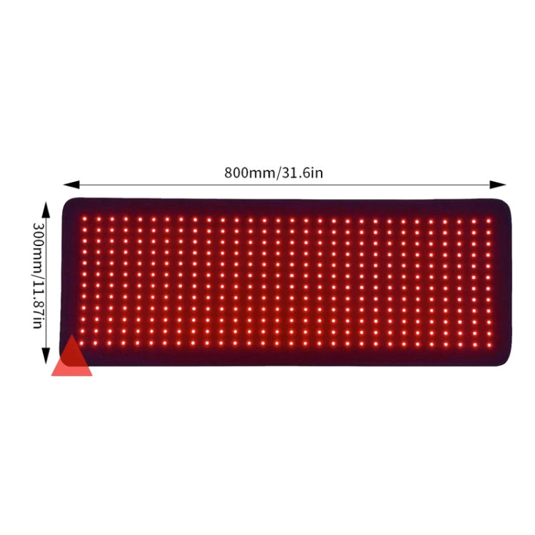 360 LED Beads Red Light Physical Therapy Waist Pad Infrared Fitness Light Therapy Pad, US Plug, UK Plug, EU Plug, AU Plug