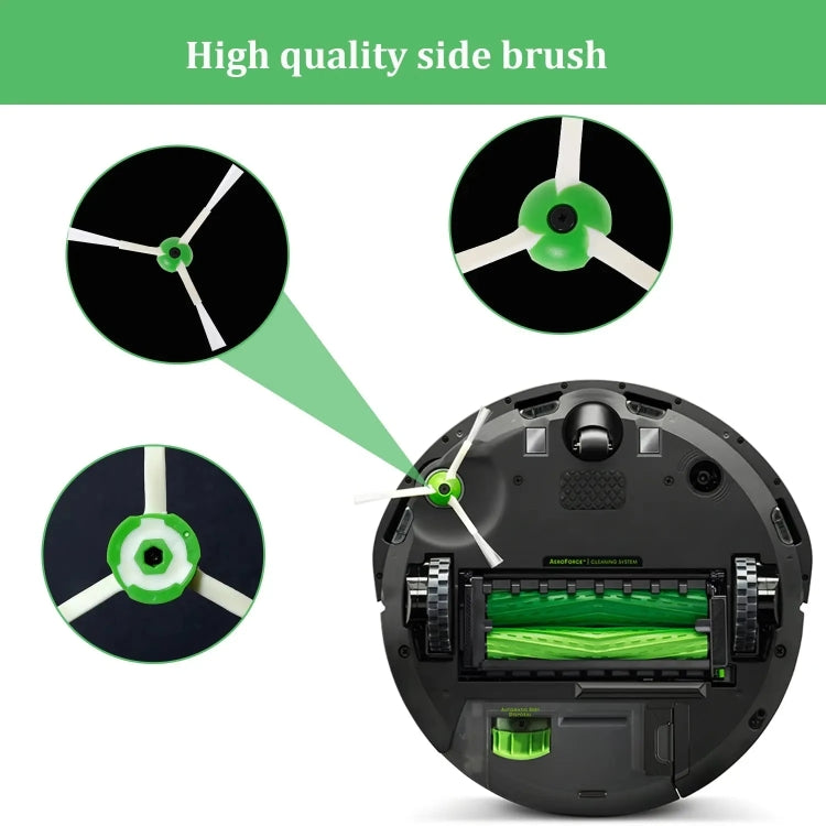 For iRobot Roomba i7 / i7+ / E5 / E6 Series Robot Vacuum, 16pcs /Set, 14pcs /Set, 28pcs /Set Black, 28pcs /Set