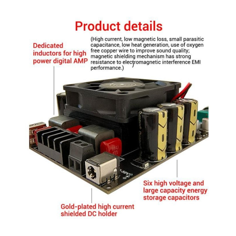 HIFI Dual-Channel High-Power TPA3255 Digital Amplifier Board