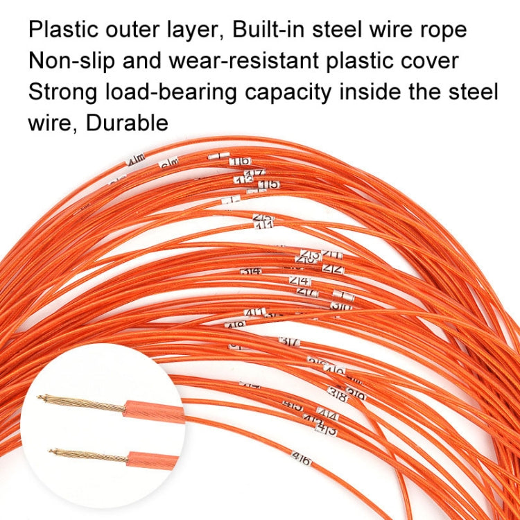 Measuring Rope With Scale Marking Pull Ring Deep Well Rope