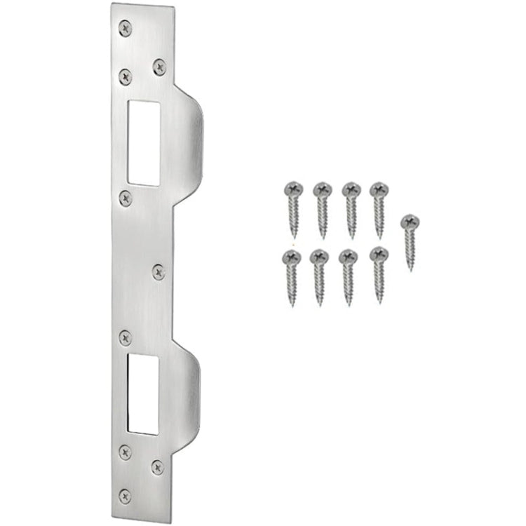 Heavy Duty Metal Latch Plate for Exterior Interior Door Double Hole Reinforcement Striker Plates