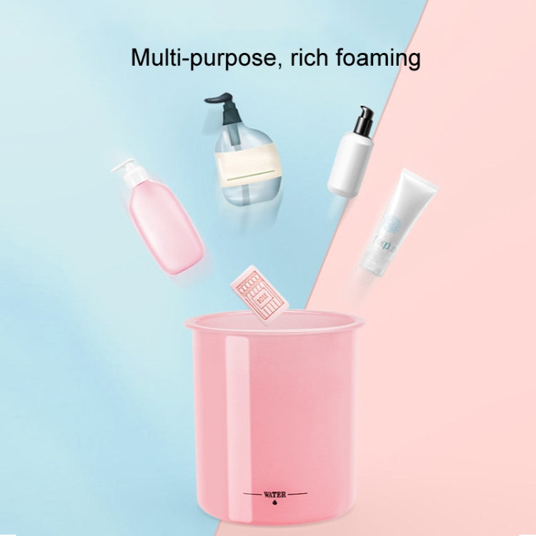 Facial Cleanser Foaming Maker Bubbler Cup Travel Portable Manual Foaming Bottle, Small Purple, Small Transparent, Small Pink, Large Purple, Large Transparent, Large Pink