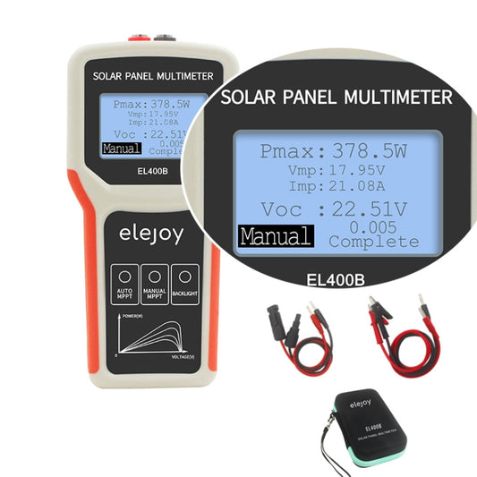 elejoy 400W MPPT Solar Photovoltaic Panel Multimeter