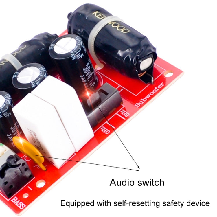 DIY Audio Bass Crossover Solderless High Power Divider