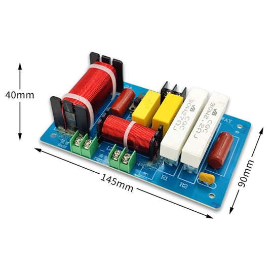 High And Low 2-Way Audio Crossover Stage Speaker Conversion Divider