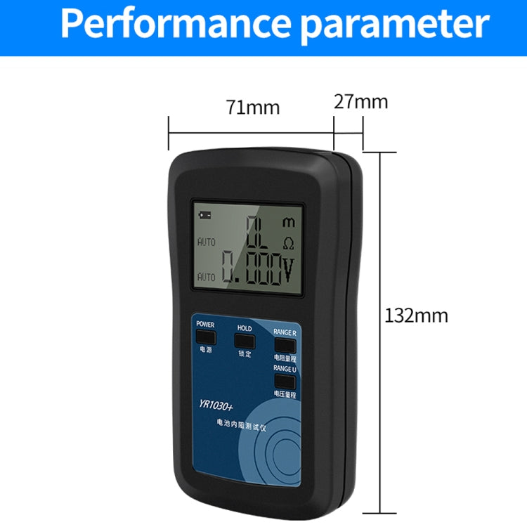 NiMH Lead-acid Button 100V Lithium Battery Bottle Internal Resistance Tester