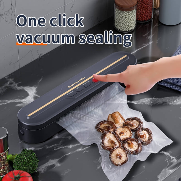 Food Vacuum Sealer Machine 60KPA Strong Suction, Small / Large Bag Modes With 10 Vacuum Bags, EU Plug, US Plug