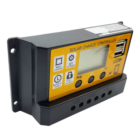 12V/24V Simple Solar Controller Light Time Control Solar Panel Regulator Controller With USB