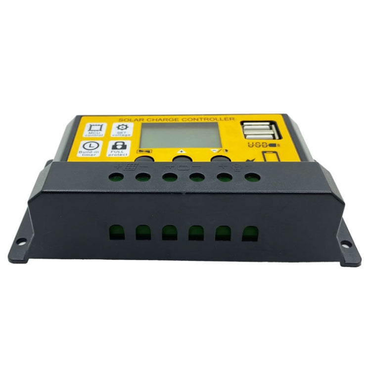12V/24V Simple Solar Controller Light Time Control Solar Panel Regulator Controller With USB