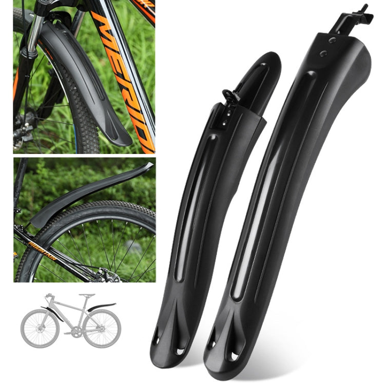 Bike Fenders Set Widen Lengthen Bicycle MTB Front Rear Quick Release Mudguard