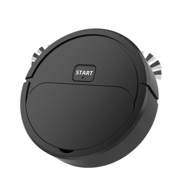 Automatic Mini Sweeping Robot Mopping Sweeping Suction 3 In 1 Cleaning Machine, White Rechargeable, Black Rechargeable, Black Battery, White Battery