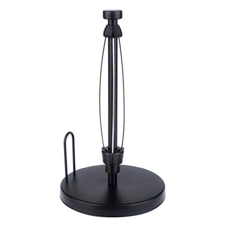Household Stainless Steel Vertical Paper Towel Holder With Damping Dining Table Kitchen No Punch Paper Roll Holder, Square Black, Round Black, Round Silver