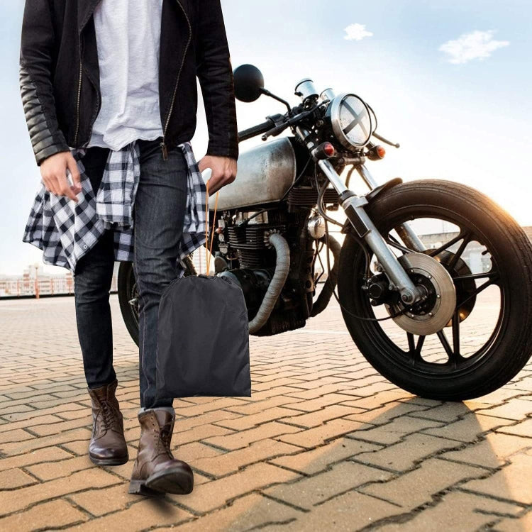Motorcycle Rain Sun Protection Cover Oxford Cloth Dustproof With Anti-theft Buckle