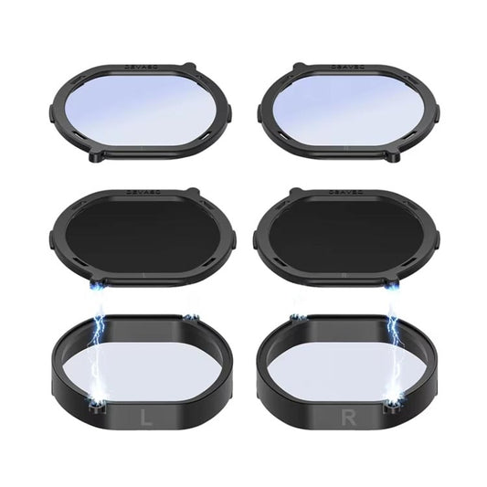 DEVASO For PlayStation VR 2 6 In 1 Magnetic Glasses Anti-Scratch Protective Cover