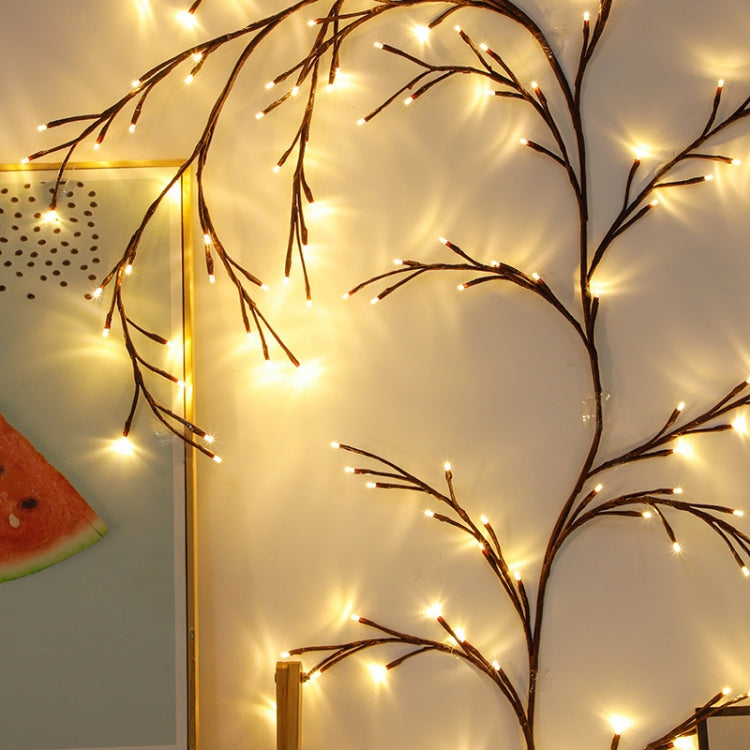 2.3m 144 LEDs Branch Rattan String Lights Wedding Home Decor Garland Lamps