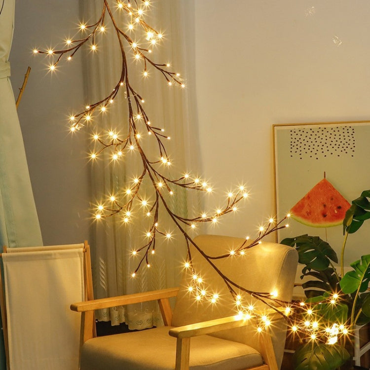 2.3m 144 LEDs Branch Rattan String Lights Wedding Home Decor Garland Lamps