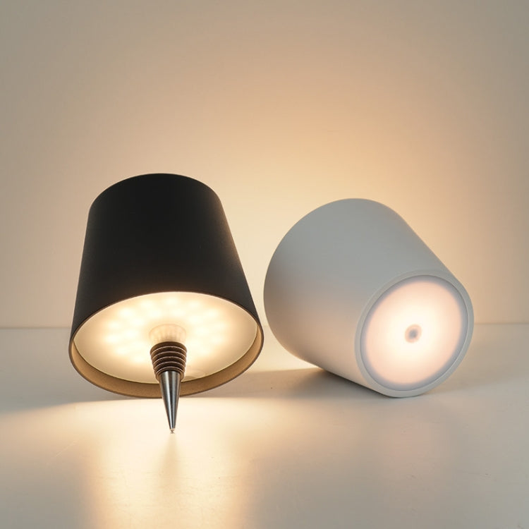 LED Rechargeable Ambient Table Lamp Tri-color Dimmable Wireless Wine Bottle Lamp Bar Light