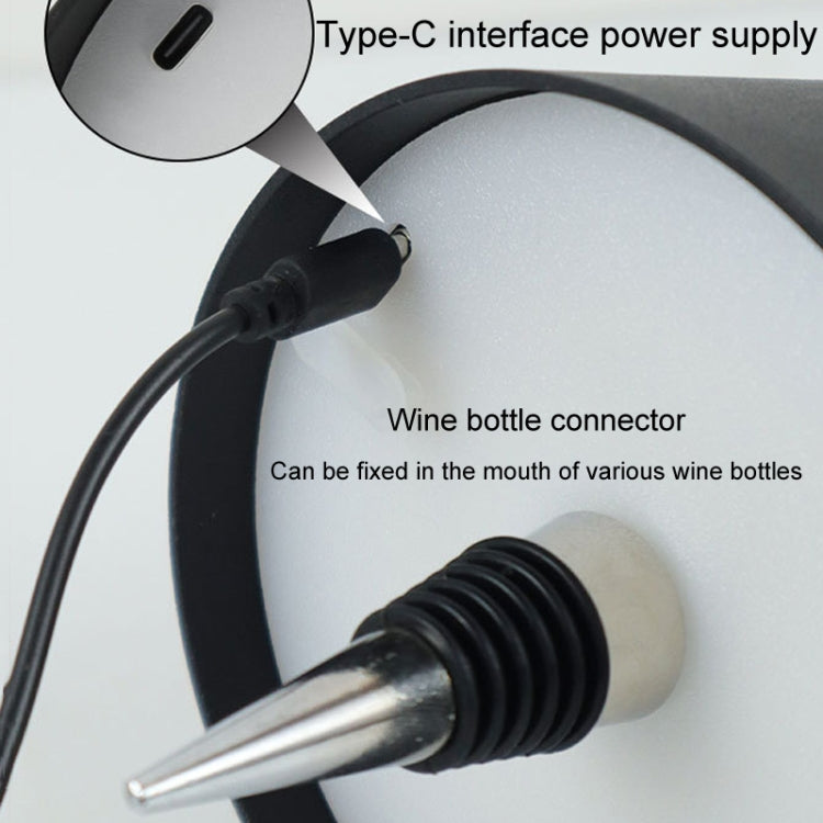 LED Rechargeable Ambient Table Lamp Tri-color Dimmable Wireless Wine Bottle Lamp Bar Light