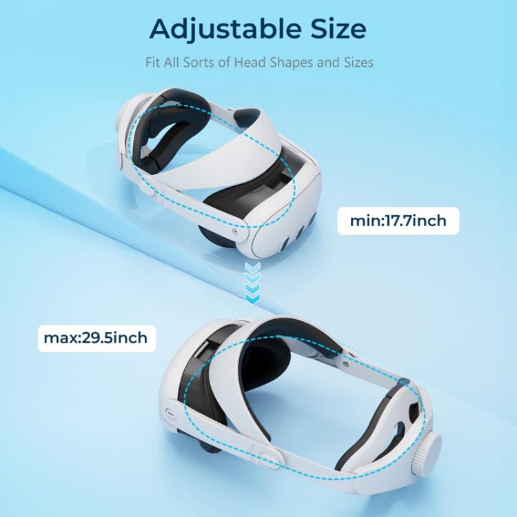 For Meta Quest 3 STARTRC GAMES Elite Headwear Adjustable Balance Gravity Headband Decompression Comfort Accessories